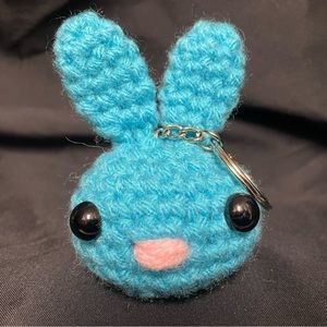 CROCHET MINI MOCHIBUN KEYCHAIN- TURQUA